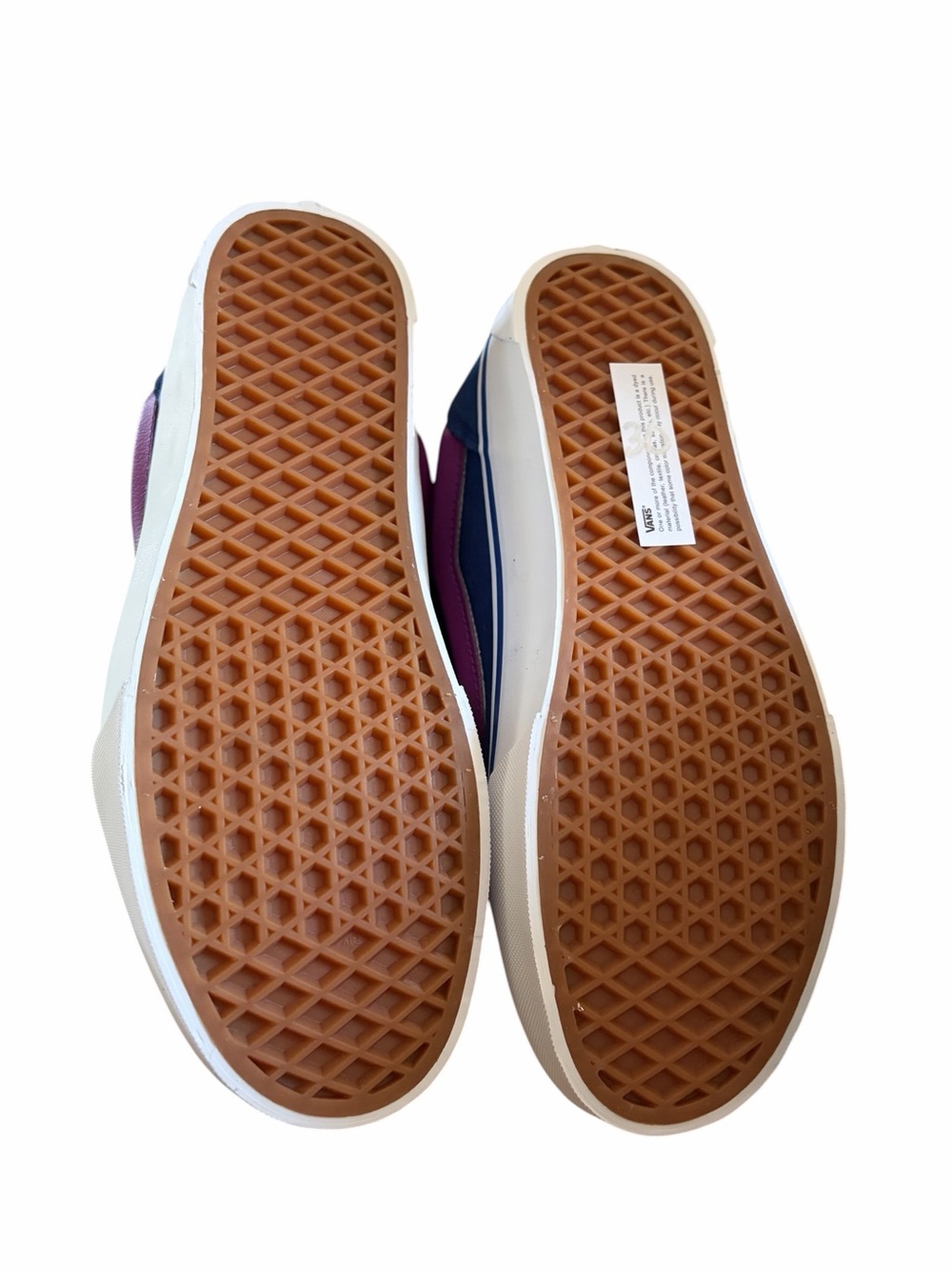 Vans Knu Skool Navy Blue Purple Suede Chunky Skate Shoes Womens 8.5 - Picture 6 of 8